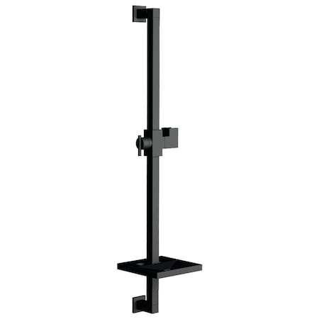 Kingston Brass Shower Slide Bar, Matte Black, Wall Mount KX8260